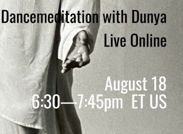 Online Event: Aug 18th Dancemeditation with Dunya