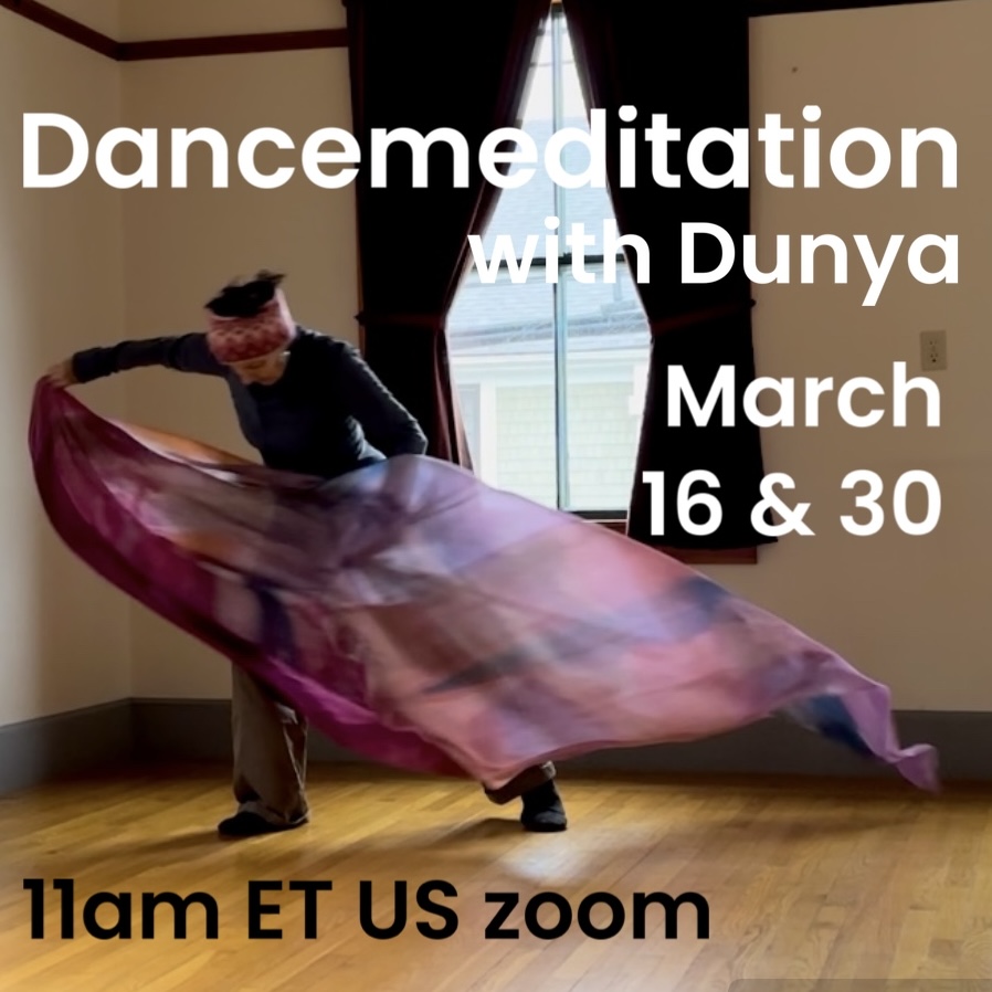 March Zooms ~ Dancemeditation with Dunya