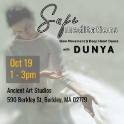 Oct 19th Sufi Meditations with Dunya at Ancient Art in Berkley, MA