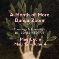 May Cycle: A Month of More Dunya Zoom